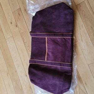 DSW Corduroy Wine n Brown Duffel Travel Overnight Bag